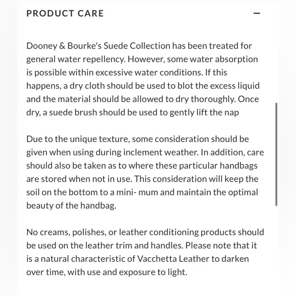 NWT Dooney & Bourke Grey Kendall Suede Bucket Drawstring Bag - Picture 13 of 13